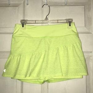 Neon Yellow Under Armour Skirt